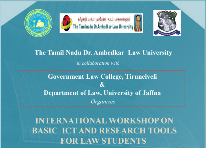 INTERNATIONAL WORKSHOP ON BASIC ICT AND RESEARCH TOOLS FOR LAW STUDENTS
